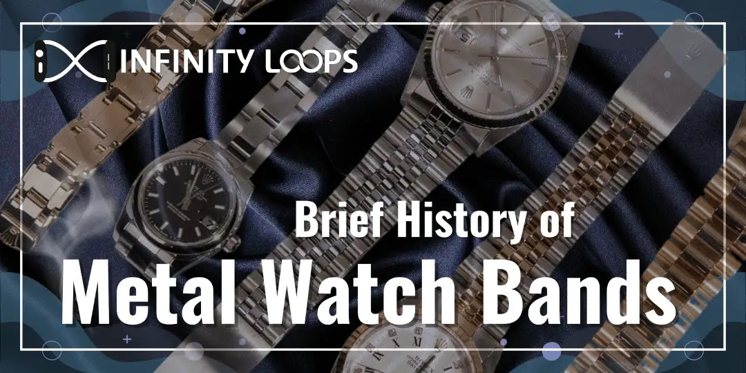 history of metal watch bands article header image