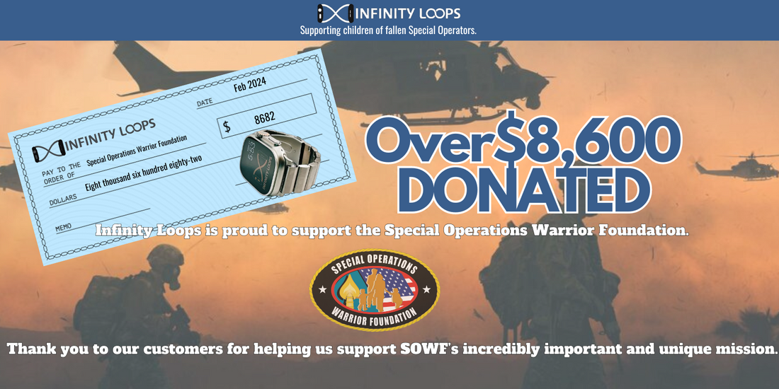 Infinity Loops Supports the Special Operations Warrior Foundation