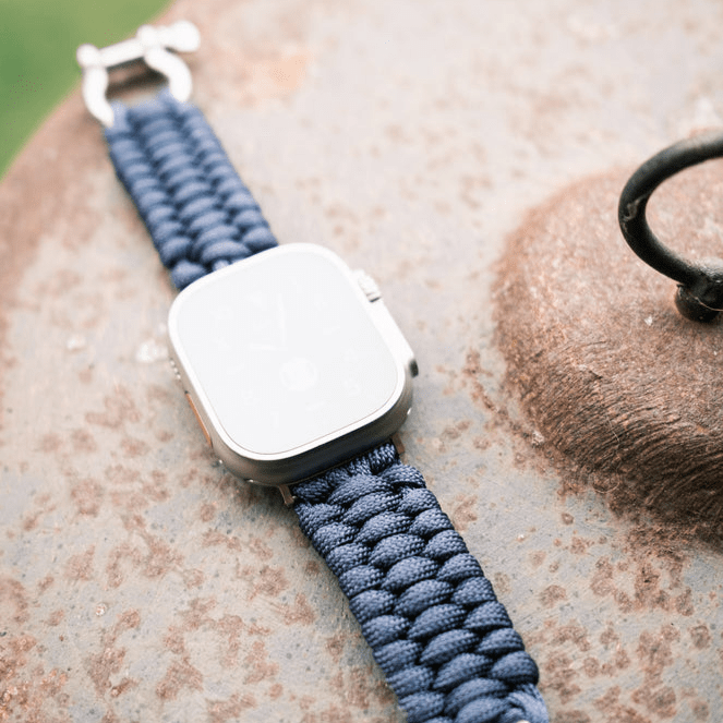 Apple Watch Paracord Tactical Band | Infinity Loops Blue / (S) 135-150mm / 38 / 40 / 41