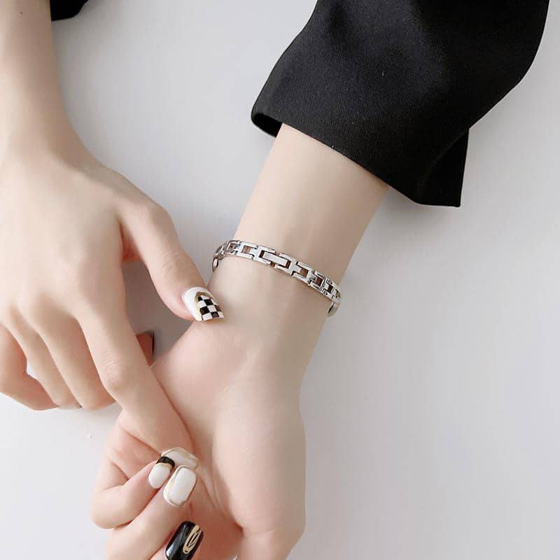 Olivia Pratt Gunmetal Chain Style Bracelet Apple Watch Band 42mm : Target