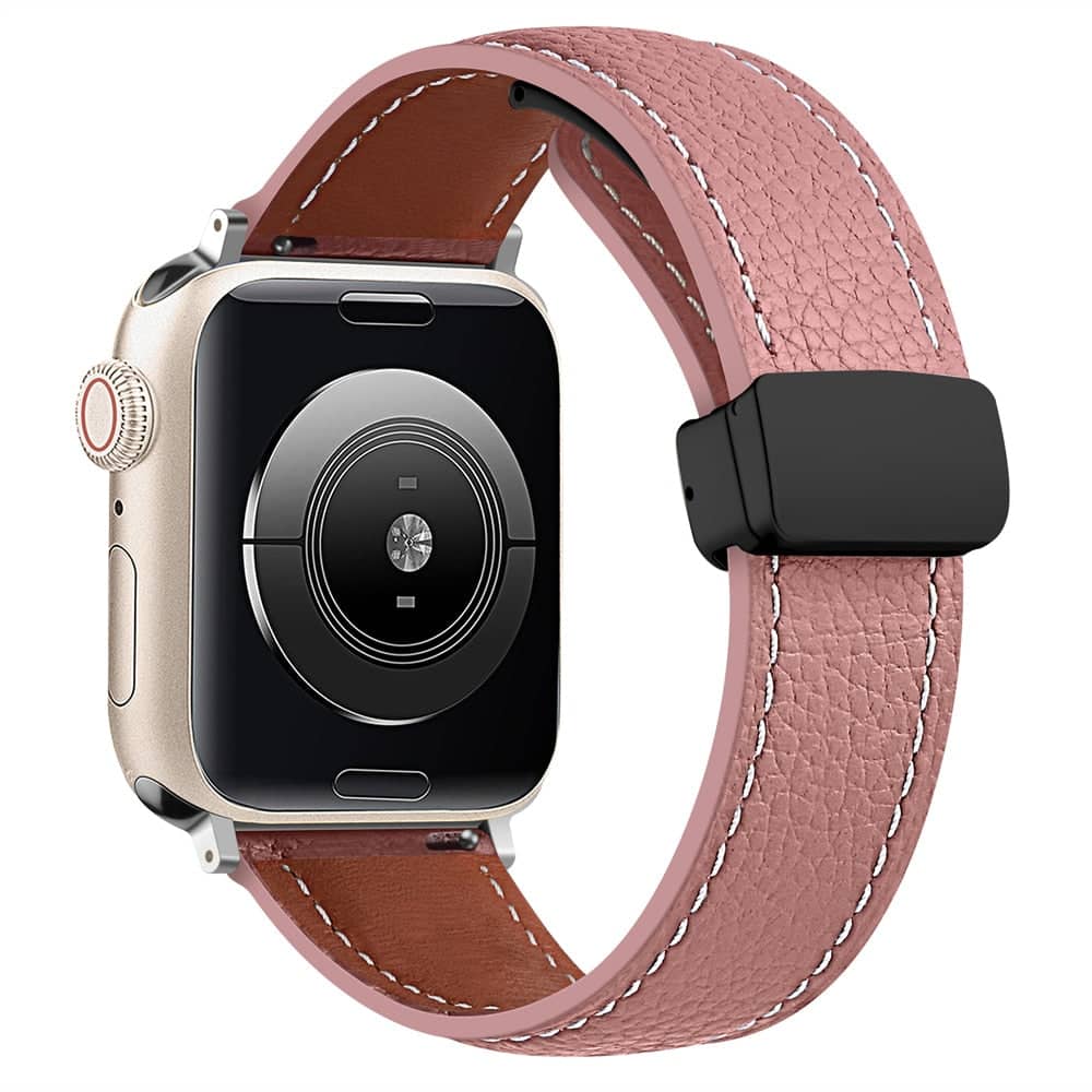 Leather Magnetic Deployant Strap Apple Watch | Infinity Loops