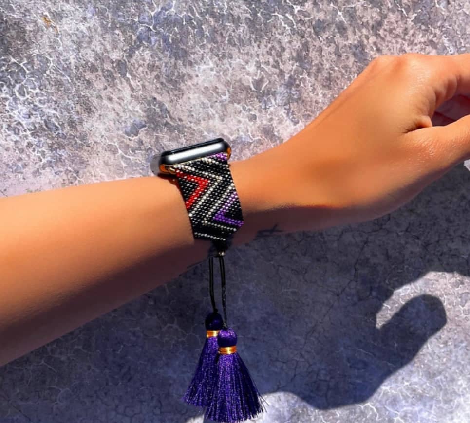 Beaded Tassel Style Band for Apple Watch | Infinity Loops