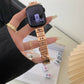 Metal Mahjong Patterned Designer Apple Watch Band | Infinity Loops