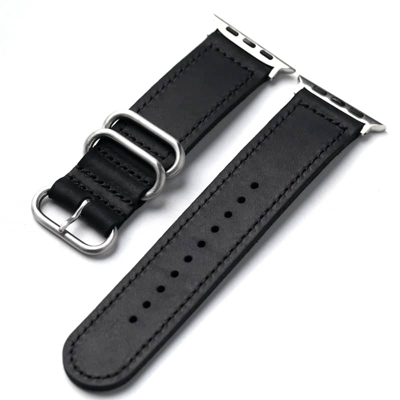 Classic Buckle Leather Apple Watch Band | Infinity Loops
