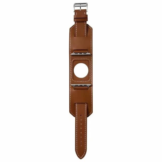 Apple Watch Bund Strap - Leather Cuff Band