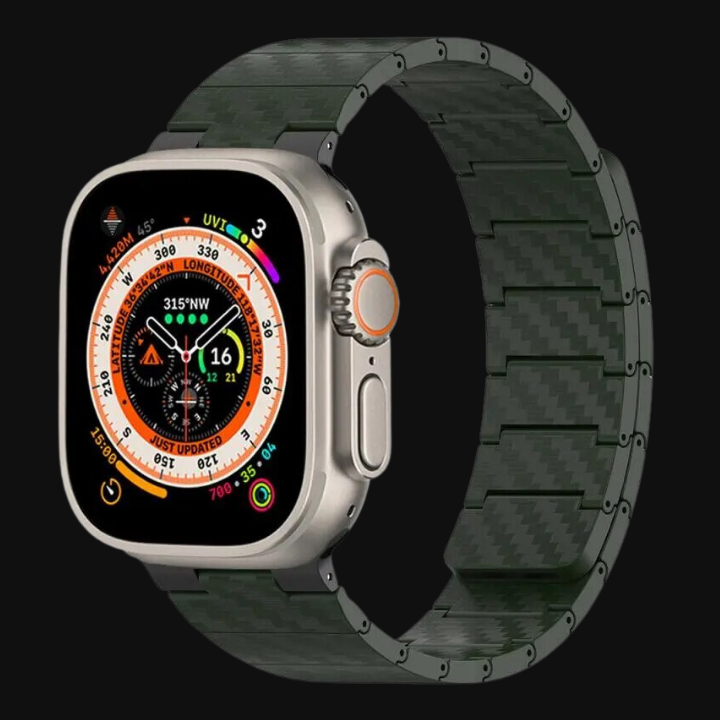 Apple Watch Magnetic Carbon Fiber Band | Infinity Loops 
