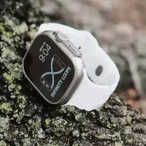 photo of apple watch sport band from infinity loops