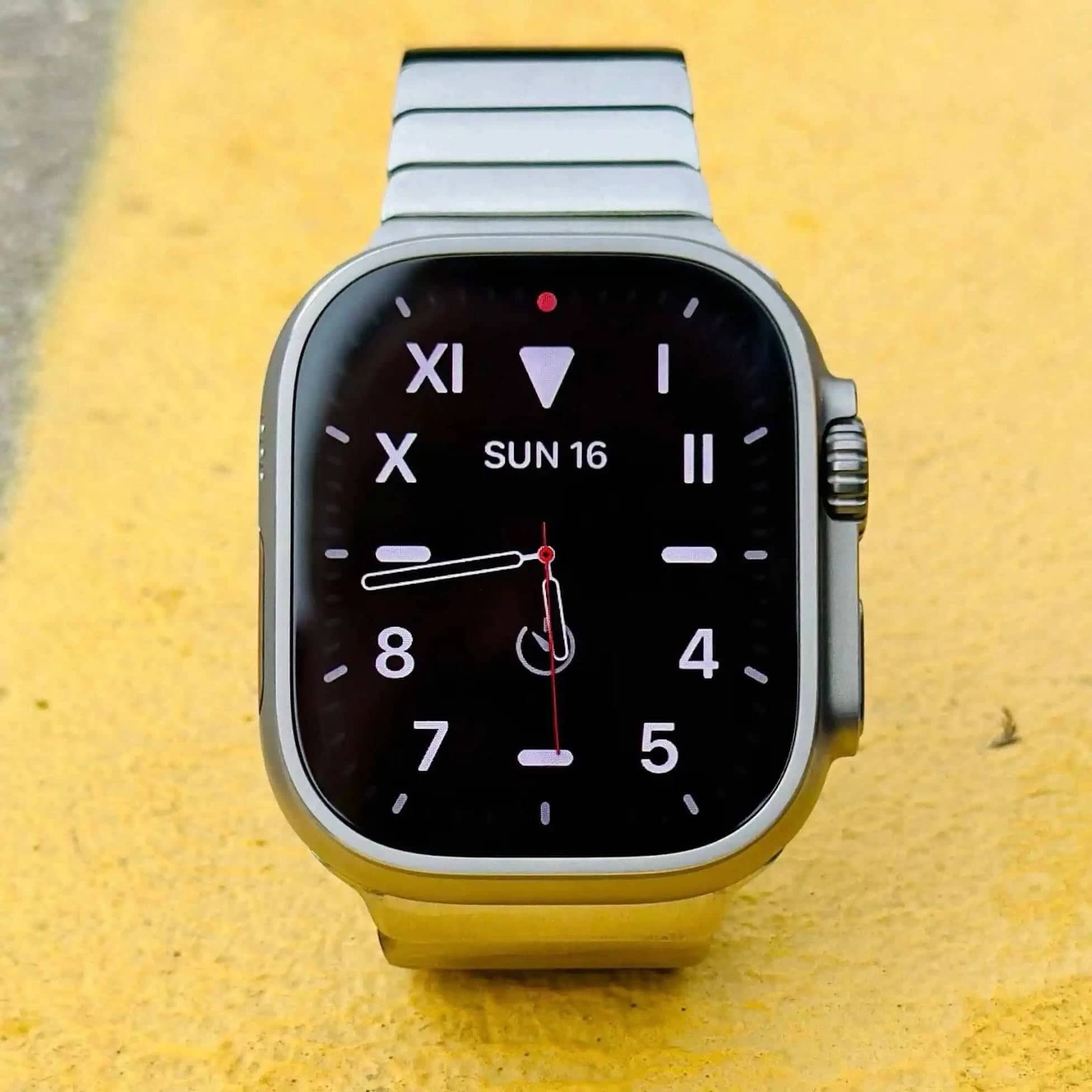 Apple Watch  Ultra Steel Link Bracelet | infinity Loops