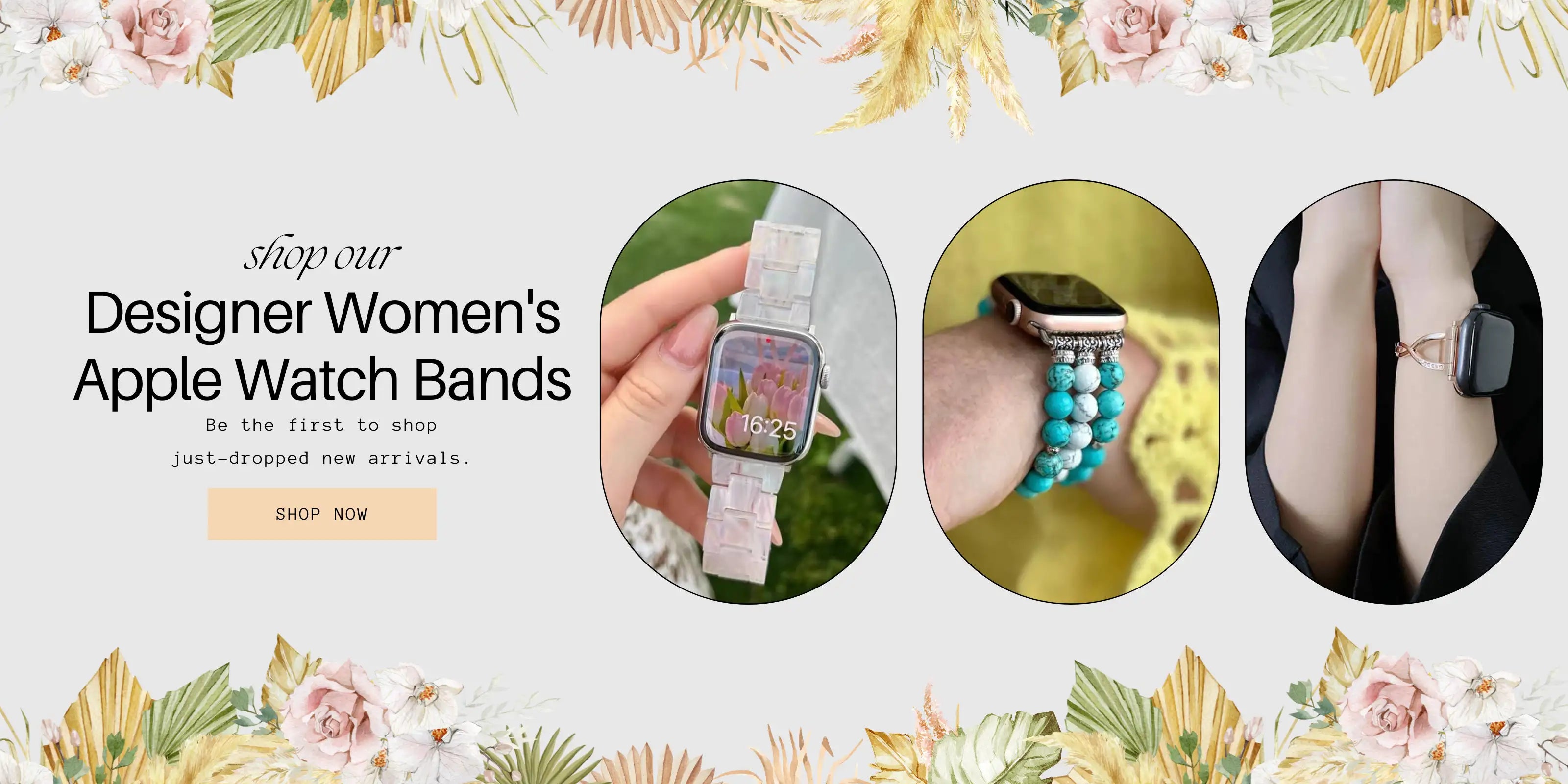 Designer Women's Apple Watch Band Collection from Infinity Loops