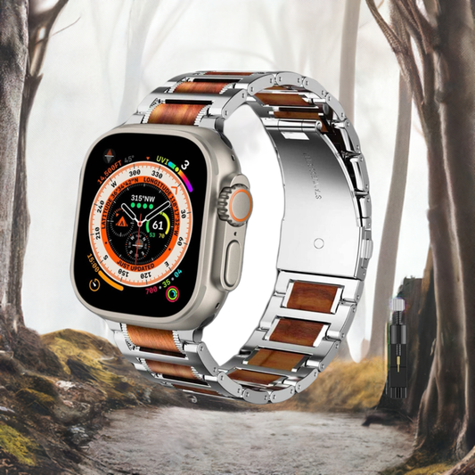 Apple Watch Wooden Band - The Woodsman - Infinity Loops