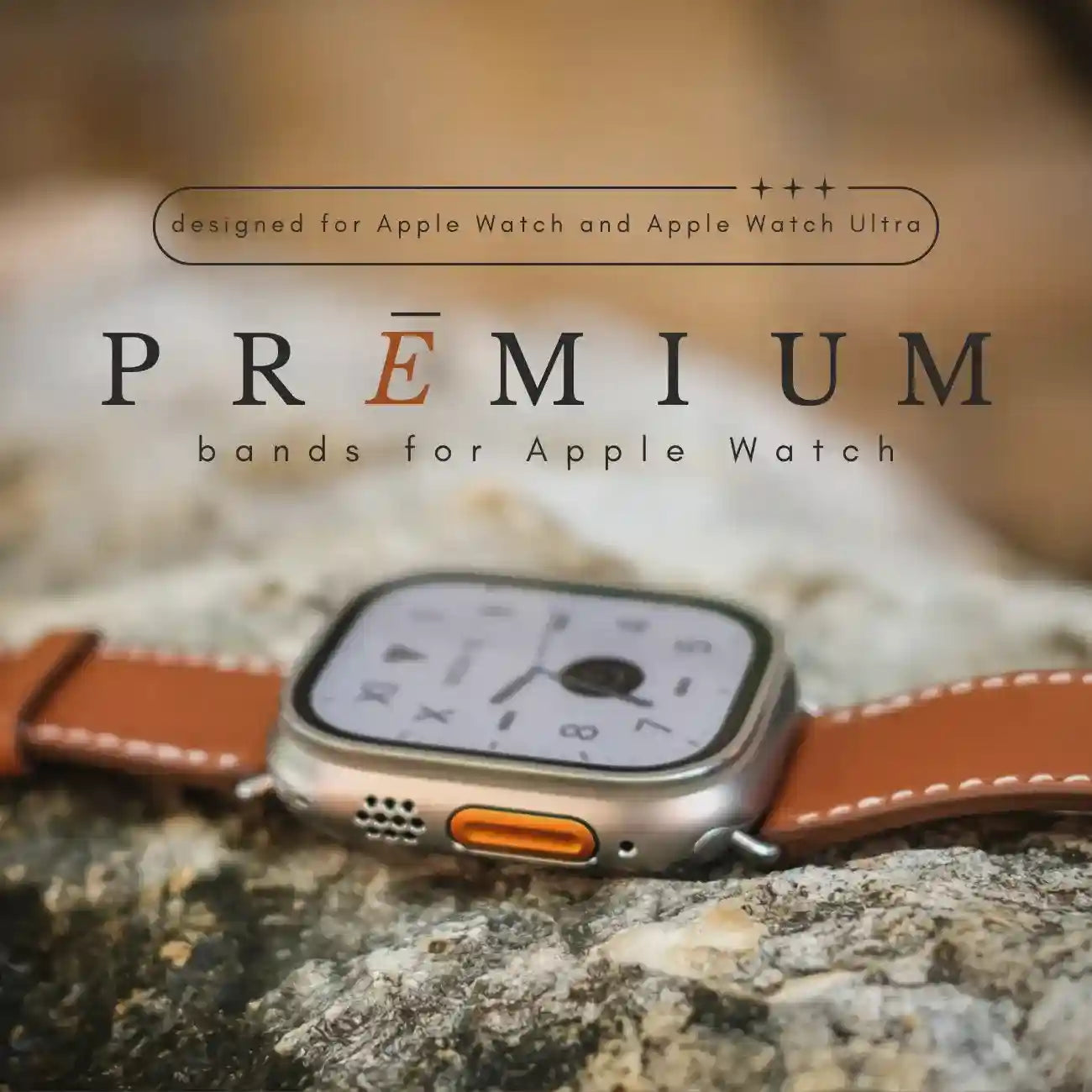 Hermes Apple Watch Bands | Infinity Loops, NoirBleu / 42 / 44 / 45