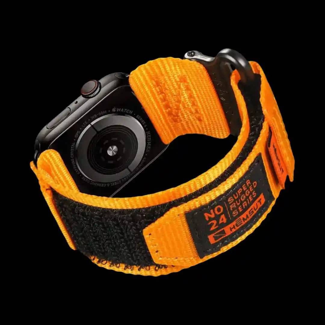 Tactical Apple Watch Band - International Orange | Infinity Loops