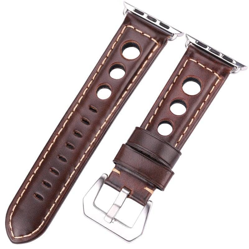 Rally style leather band for Apple Watch | Infinity Loops