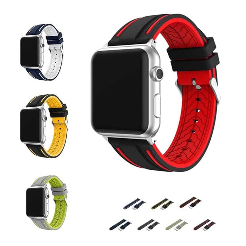 Dress Silicone Apple Watch Band | Infinity Loops