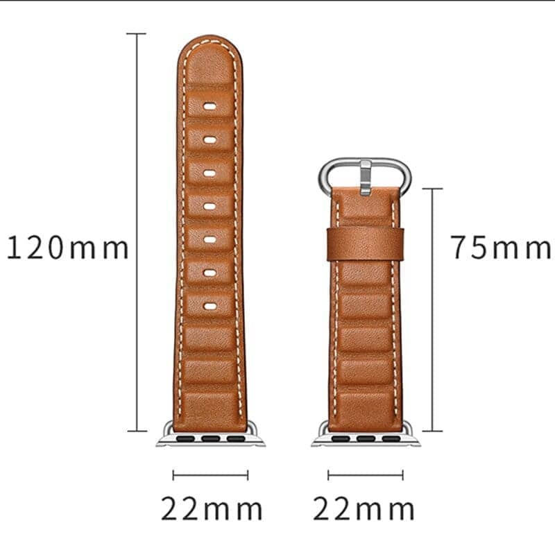 Genuine Leather Apple Watch Band | Infinity Loops