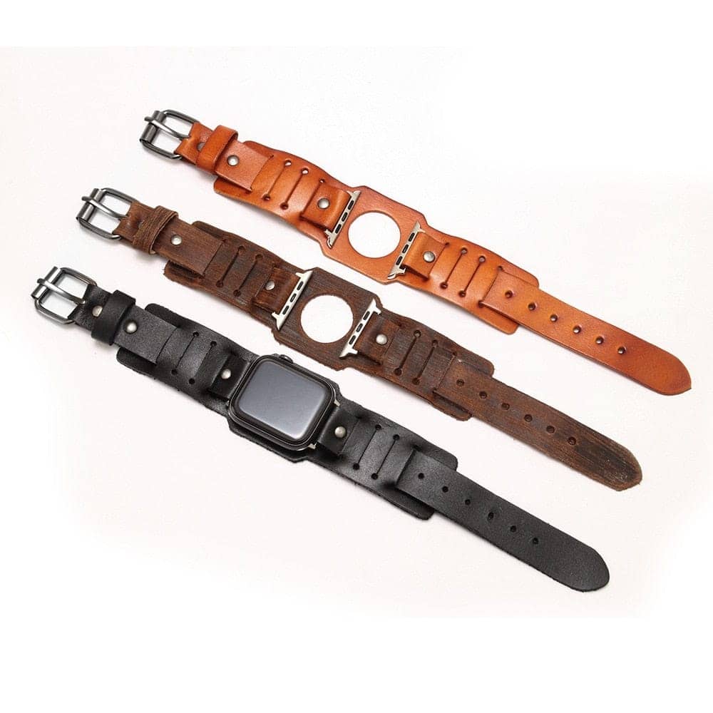 Buy Leather Cuff Watch Band Online In India - Etsy India